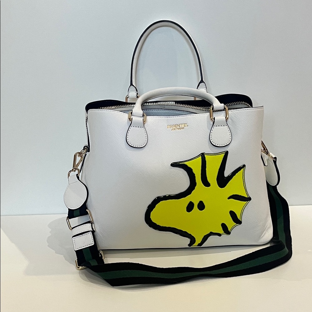 An art piece bag Graphic Design with Woodstock. A bag you want in your closet